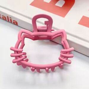 NWT! Hello Kitty Kawaii Pink Metal Claw Hair Clip NEW 1ct